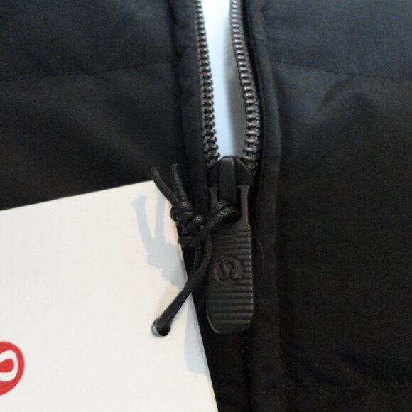 NWT LULULEMON Black Lightweight Just Enough Puff 800 Fill Goose Down Jacket 4 - Picture 7 of 10